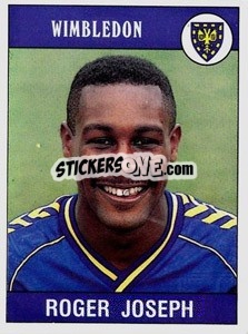 Sticker Roger Joseph - UK Football 1989-1990 n. 296 - Panini