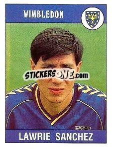 Cromo Lawrie Sanchez - UK Football 1989-1990 - Panini
