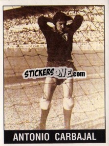 Sticker Antonio Carbajal - UK Football 1989-1990 - Panini