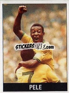 Sticker Pele - UK Football 1989-1990 n. 309 - Panini