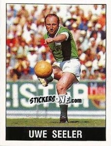 Sticker Uwe Seeler - UK Football 1989-1990 n. 310 - Panini