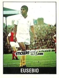 Sticker Eusebio - UK Football 1989-1990 - Panini