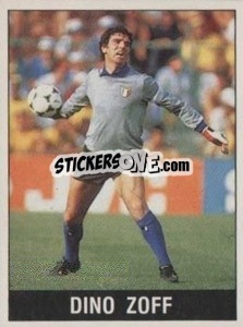 Sticker Dino Zoff - UK Football 1989-1990 - Panini