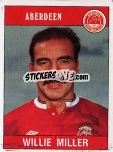 Sticker Willie Miller - UK Football 1989-1990 - Panini