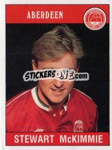 Sticker Stewart McKimmie - UK Football 1989-1990 n. 328 - Panini
