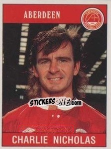 Sticker Charlie Nicholas - UK Football 1989-1990 - Panini