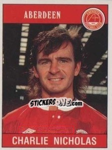 Sticker Charlie Nicholas - UK Football 1989-1990 n. 335 - Panini
