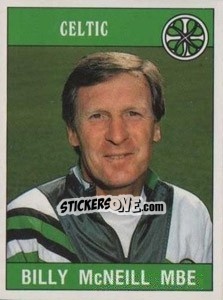 Sticker Billy McNeil MBE - UK Football 1989-1990 - Panini