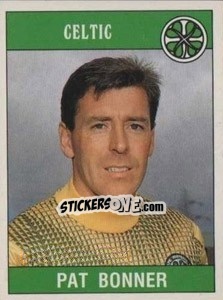 Sticker Pat Bonner - UK Football 1989-1990 - Panini