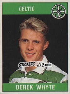 Sticker Derek Whyte - UK Football 1989-1990 - Panini