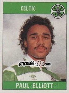 Sticker Paul Elliott - UK Football 1989-1990 n. 343 - Panini