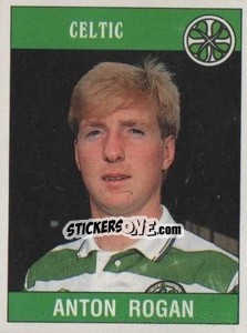 Sticker Anton Rogan - UK Football 1989-1990 n. 344 - Panini