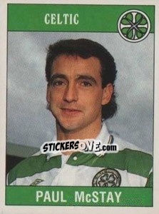 Sticker Paul McStay - UK Football 1989-1990 n. 345 - Panini