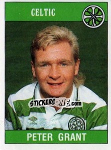 Sticker Peter Grant - UK Football 1989-1990 n. 347 - Panini
