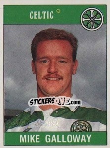 Sticker Mike Galloway - UK Football 1989-1990 - Panini