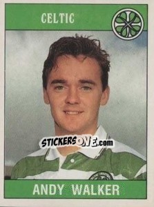 Sticker Andy Walker - UK Football 1989-1990 n. 351 - Panini