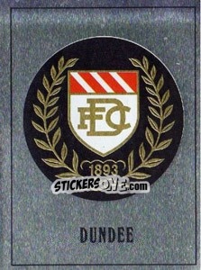 Sticker Dundee Badge - UK Football 1989-1990 - Panini