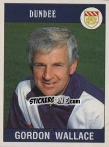 Sticker Gordon Wallace - UK Football 1989-1990 n. 353 - Panini