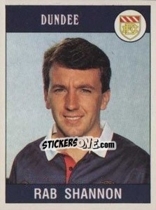 Sticker Rab Shannon - UK Football 1989-1990 - Panini