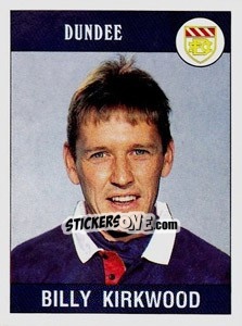 Sticker Billy Kirkwood - UK Football 1989-1990 - Panini