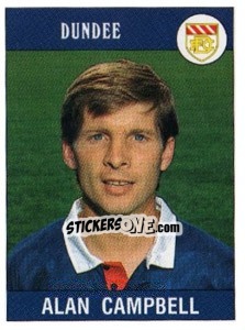 Sticker Alan Campbell - UK Football 1989-1990 n. 363 - Panini