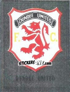 Sticker Dundee United Badge - UK Football 1989-1990 - Panini