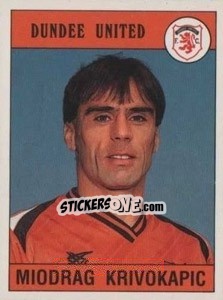 Sticker Miodrag Krivokapic - UK Football 1989-1990 n. 374 - Panini