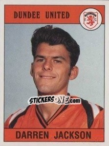 Sticker Darren Jackson - UK Football 1989-1990 n. 375 - Panini
