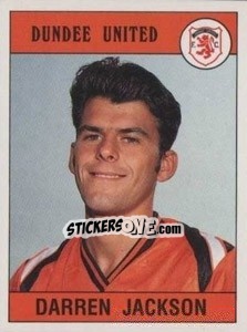 Sticker Darren Jackson - UK Football 1989-1990 - Panini