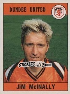 Sticker Jim McInally - UK Football 1989-1990 n. 377 - Panini