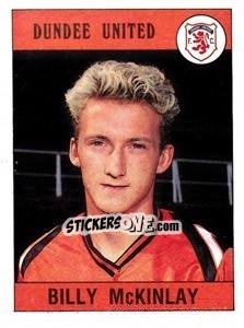 Sticker Billy McKinlay - UK Football 1989-1990 n. 378 - Panini