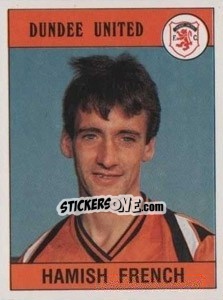 Sticker Hamish French - UK Football 1989-1990 - Panini