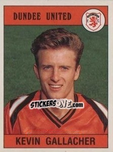 Sticker Kevin Gallacher - UK Football 1989-1990 n. 380 - Panini