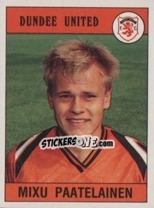 Figurina Mixu Paatelainen - UK Football 1989-1990 - Panini