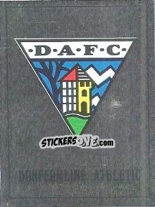 Cromo Dunfermline Athletic Badge - UK Football 1989-1990 - Panini