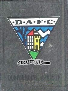 Sticker Dunfermline Athletic Badge - UK Football 1989-1990 n. 382 - Panini