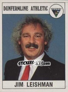 Sticker Jim Leishman - UK Football 1989-1990 - Panini