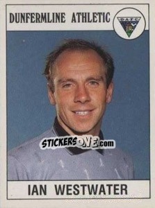 Sticker Ian Westwater - UK Football 1989-1990 n. 384 - Panini