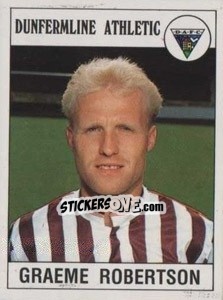Sticker Graeme Robertson - UK Football 1989-1990 - Panini
