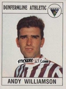 Sticker Andy Williamson - UK Football 1989-1990 n. 386 - Panini