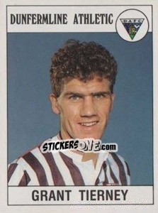 Sticker Grant Tierney - UK Football 1989-1990 - Panini