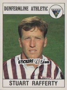 Sticker Stuart Rafferty - UK Football 1989-1990 - Panini