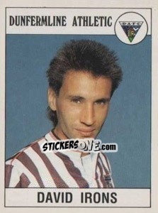 Sticker David Irons - UK Football 1989-1990 n. 390 - Panini