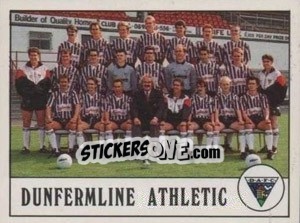 Sticker Dunfermline Athletic Team - UK Football 1989-1990 n. 391 - Panini