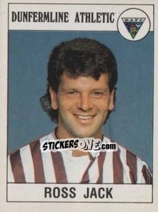 Sticker Ross Jack - UK Football 1989-1990 - Panini