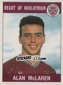 Figurina Alan McLaren - UK Football 1989-1990 n. 400 - Panini