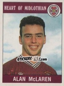 Sticker Alan McLaren - UK Football 1989-1990 - Panini