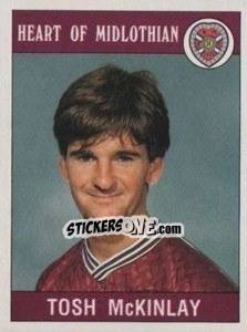 Sticker Tosh McKinlay - UK Football 1989-1990 - Panini