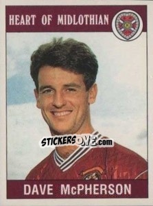Sticker Dave McPherson - UK Football 1989-1990 - Panini