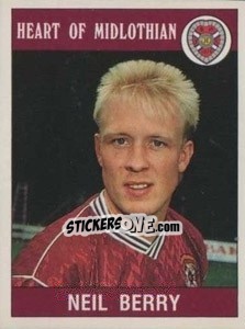 Sticker Neil Berry - UK Football 1989-1990 n. 404 - Panini